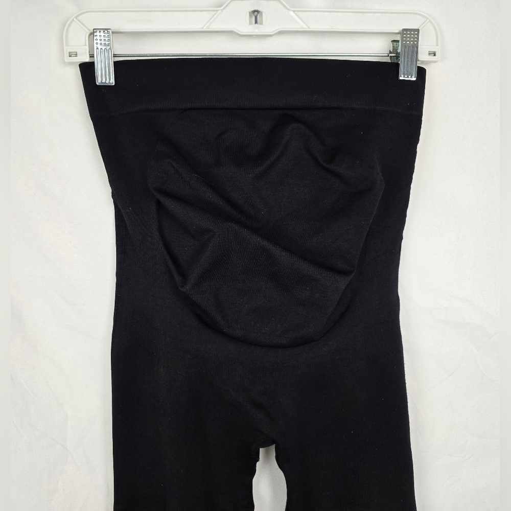Blanqi Everyday Maternity Belly Support Leggings Black Travel Comfy sz M - Picture 5 of 8